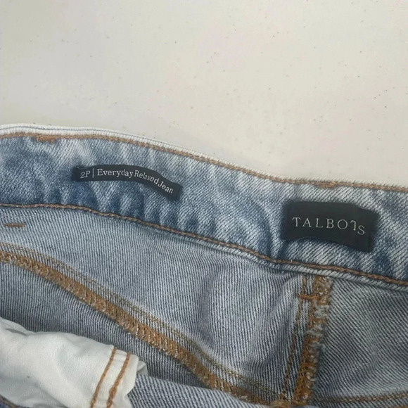Talbots Everyday Relaxed Jean Size 2P‎ Petite EUC 0135 - Picture 9 of 10
